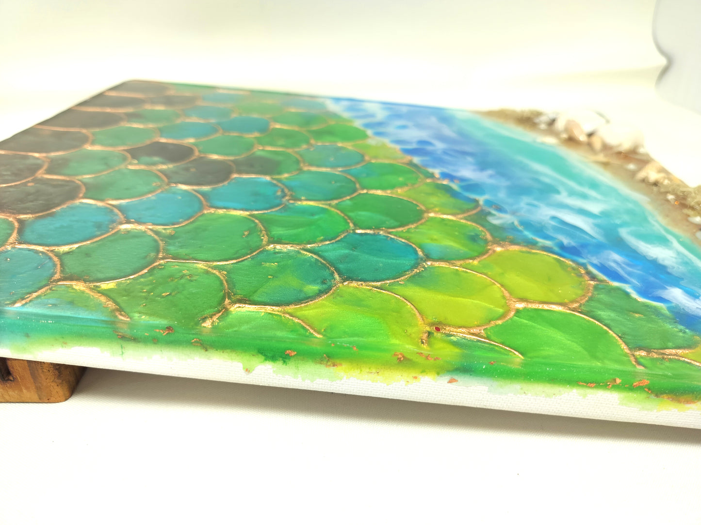 Resin canvas-Mermaid sea